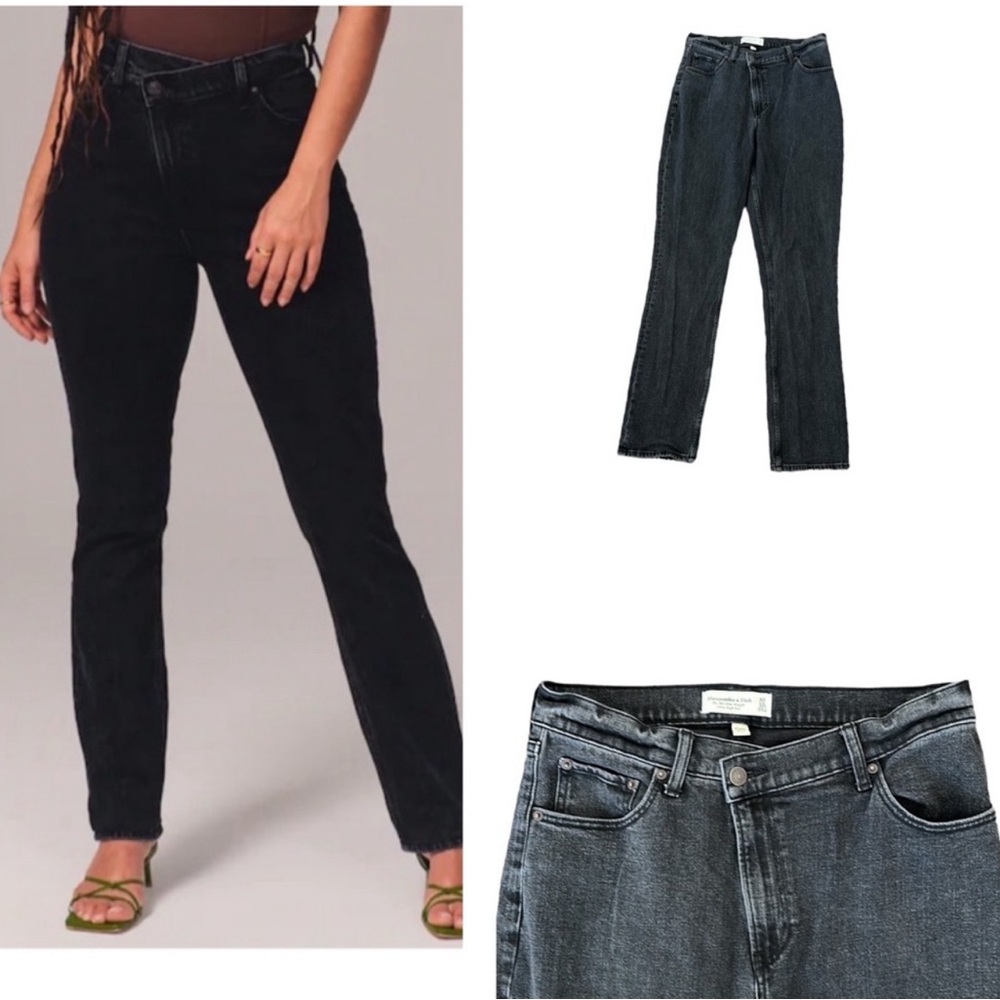 Abercrombie & Fitch 90s Slim Straight Ultra High Rise Curve
Love Black Jeans 30L